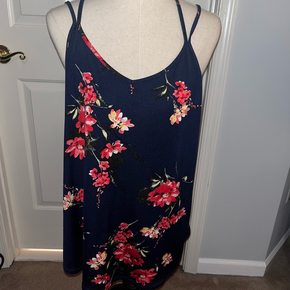 Papermoon Stitch Fix floral tank top 1X